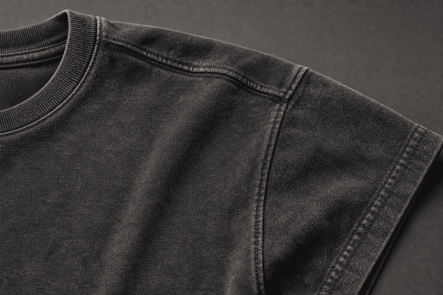 Washed cotton fabric detail