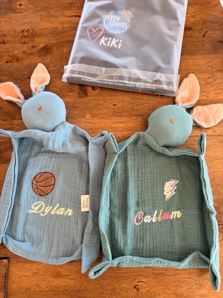 Names stitched on the spot