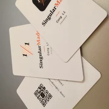 Custom printed photo cards